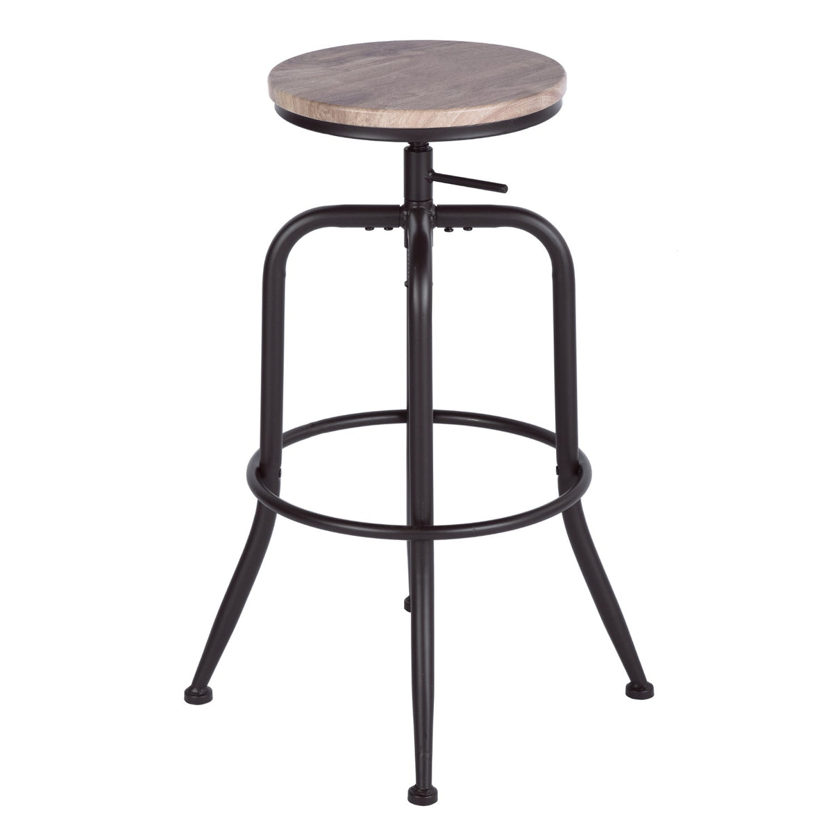 Anacletus Wooden Top Bar Stool