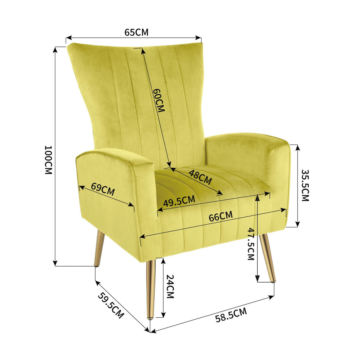Bexley Velvet Accent Chair