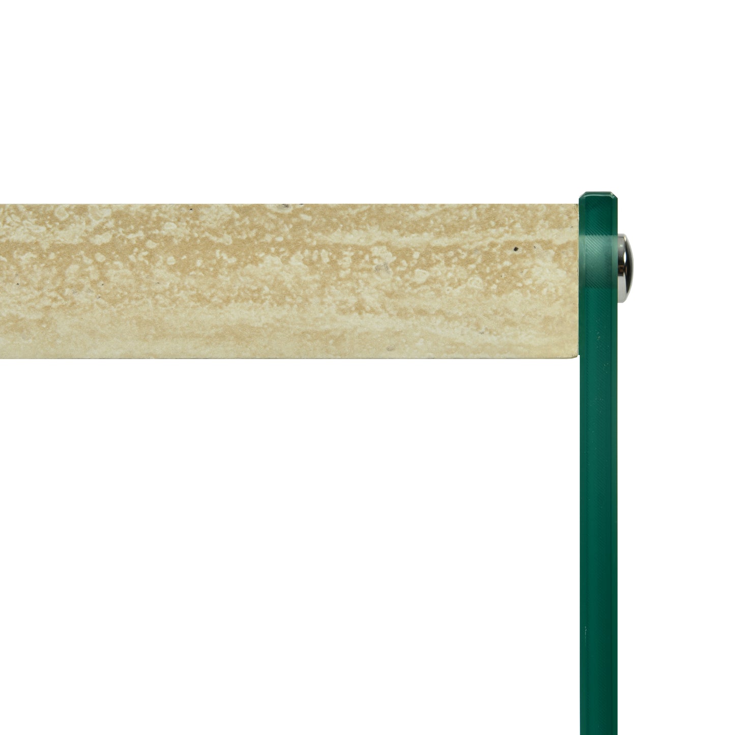 Unviciousness Modern Minimalist Travertine, Beige Hollow Panel - CASSIDY COFFEE TABLE
