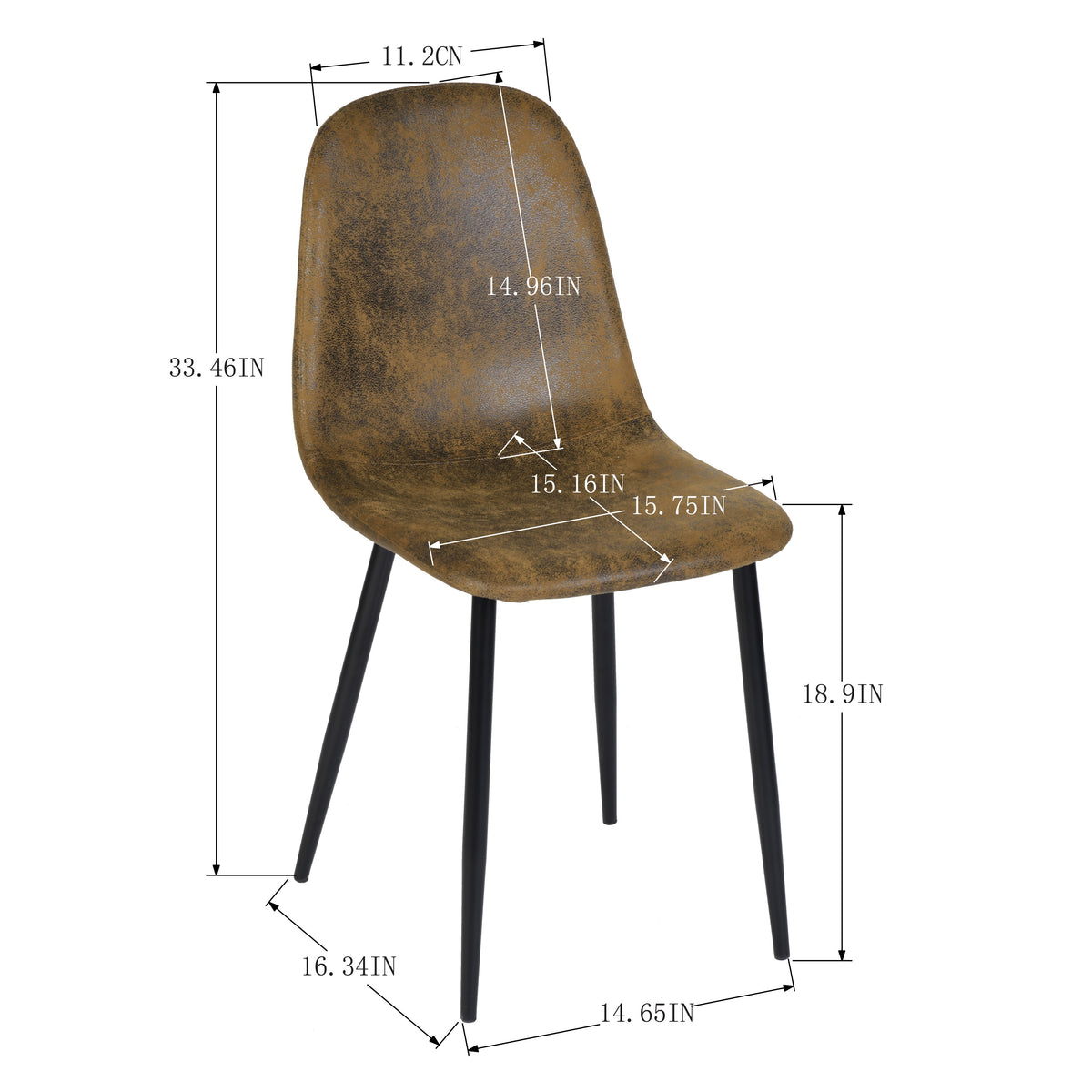 Charlton Suede Nl Dining Chair