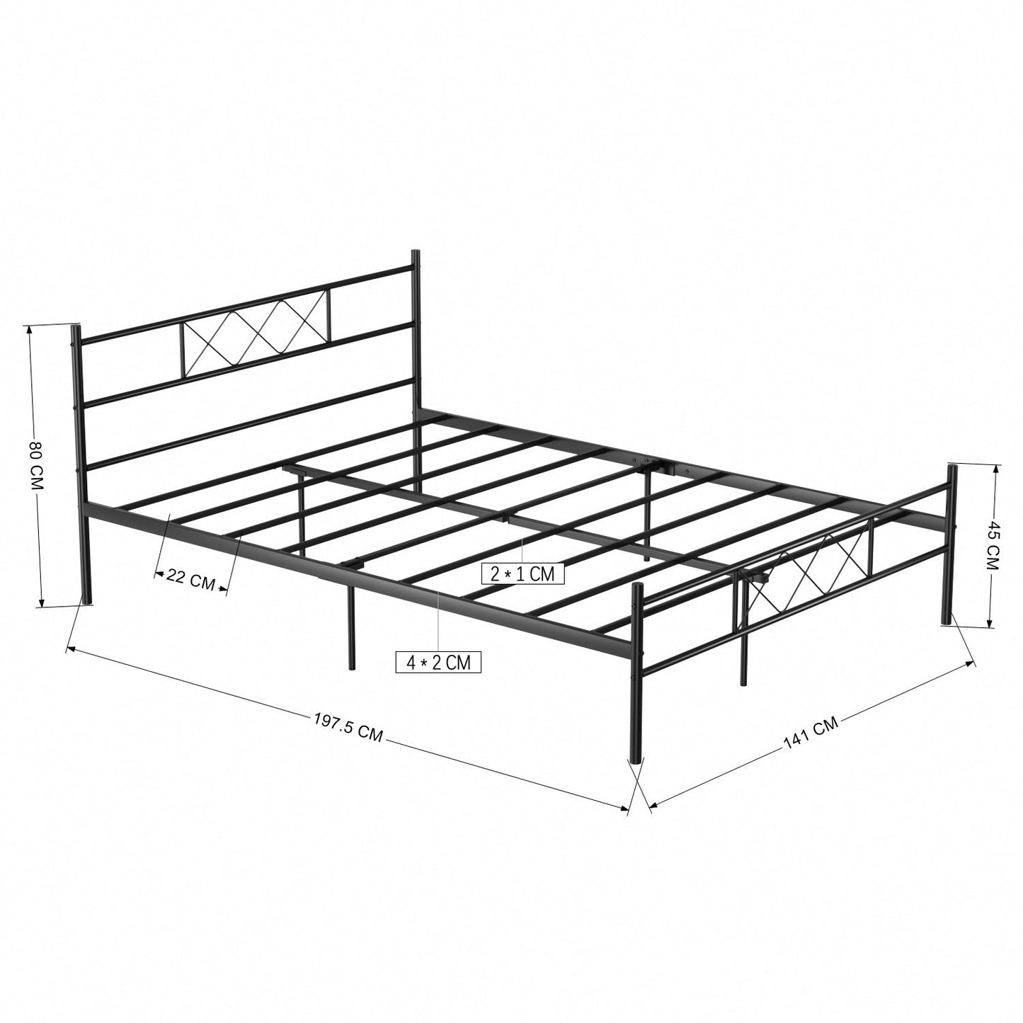 Elham Twin Size Bed Frame