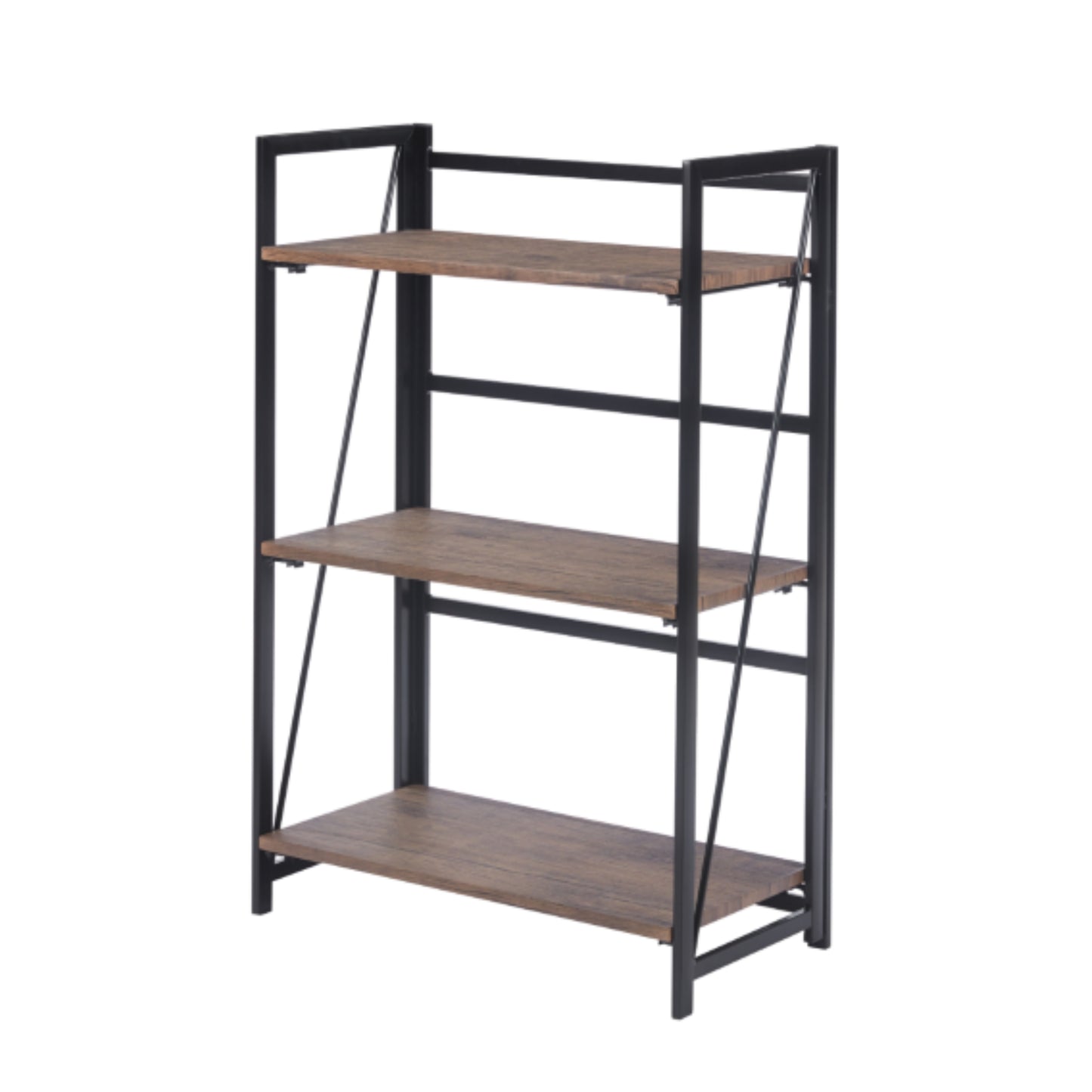 Modern Foldable Steel Shelf - HARPER BLACK SHELF