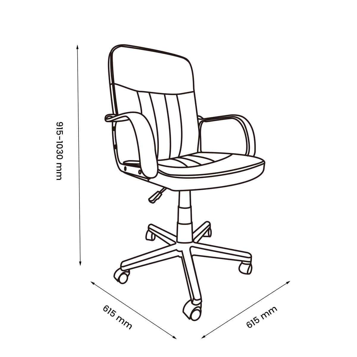Modern Ergonomic PU Office Chair – HERMO