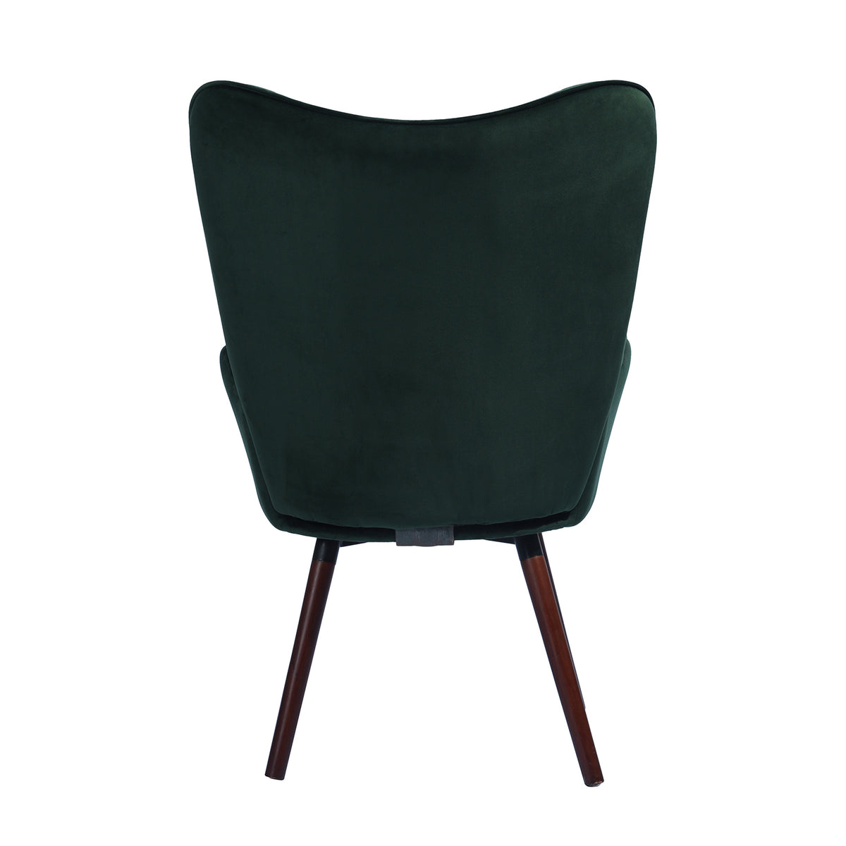 Modern Velvet Accent Chair, Green Fabric - KAS KD VELVET GREEN UKFR