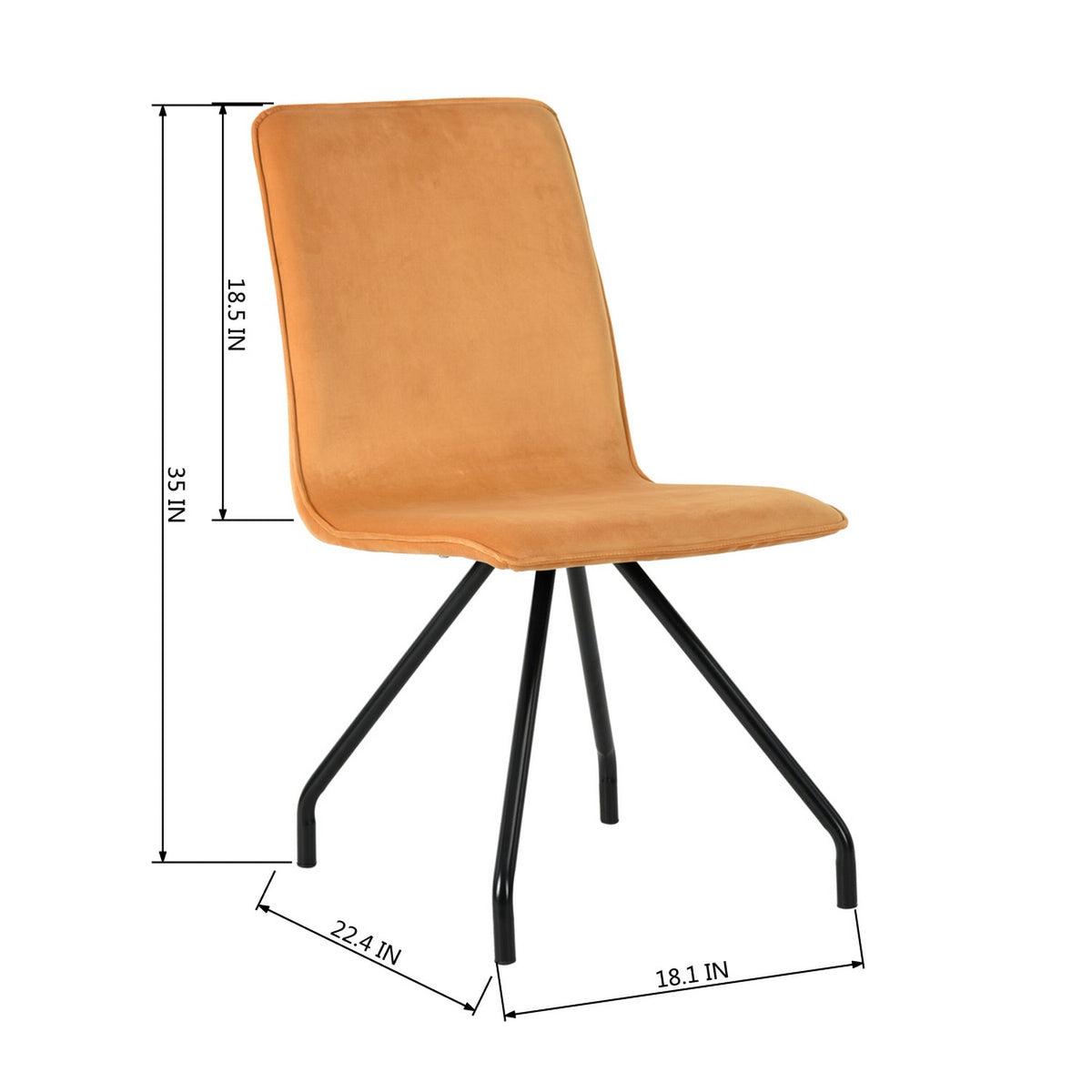 Linnea Velvet Dining Chair