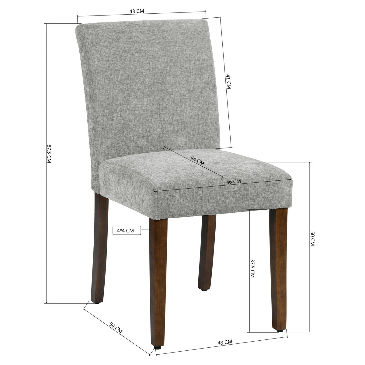 Lowe Solid Wood Dining Chair