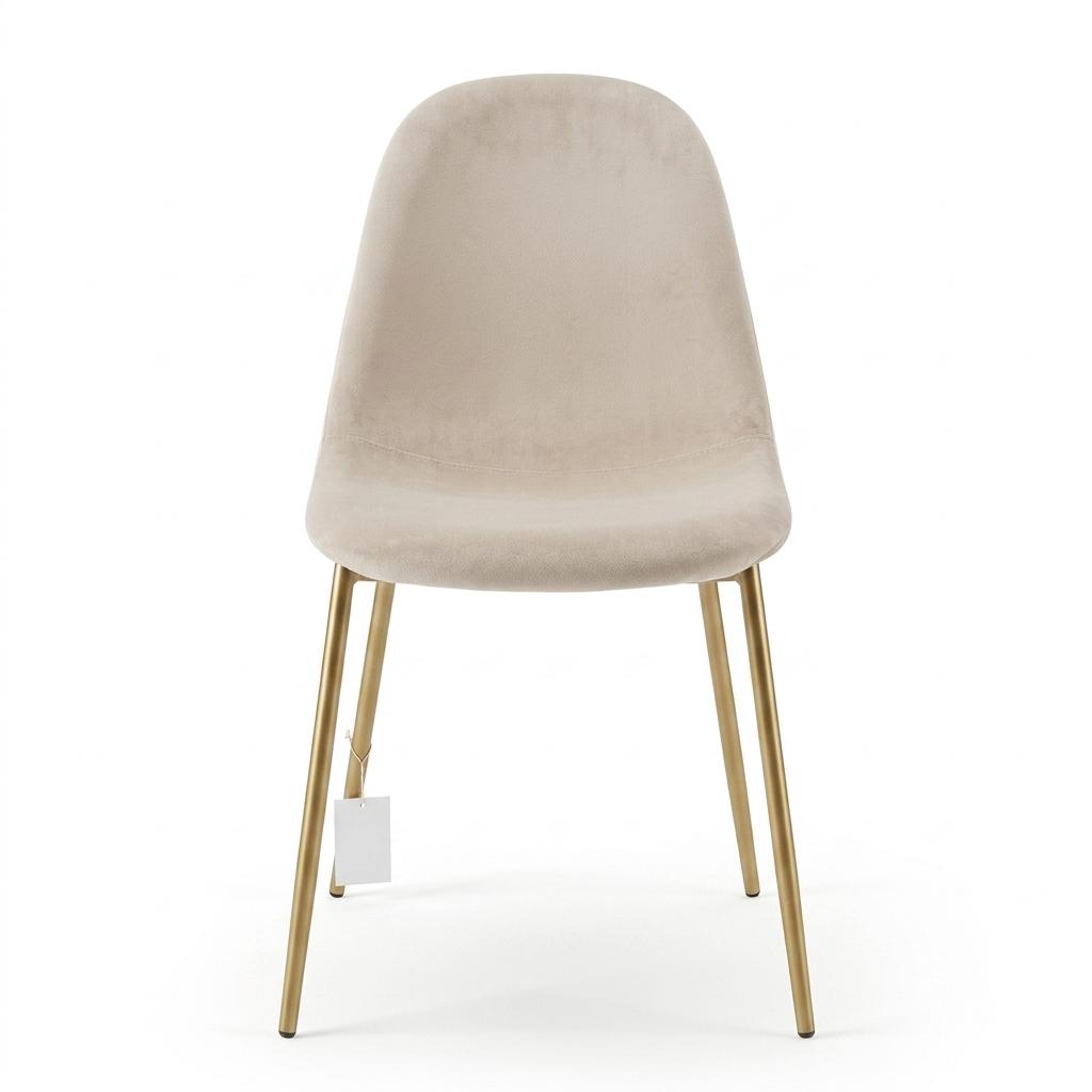 Modern Grey Upholstered Dining Chair – LUNIN GREY