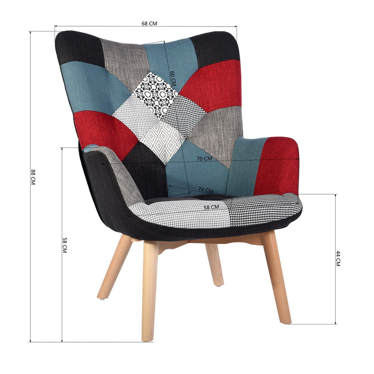 Matisse Fabric Accent Chairs