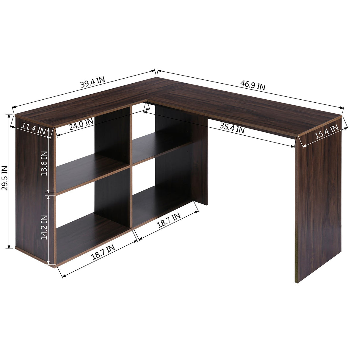 Mccoy Wooden Corner Desk