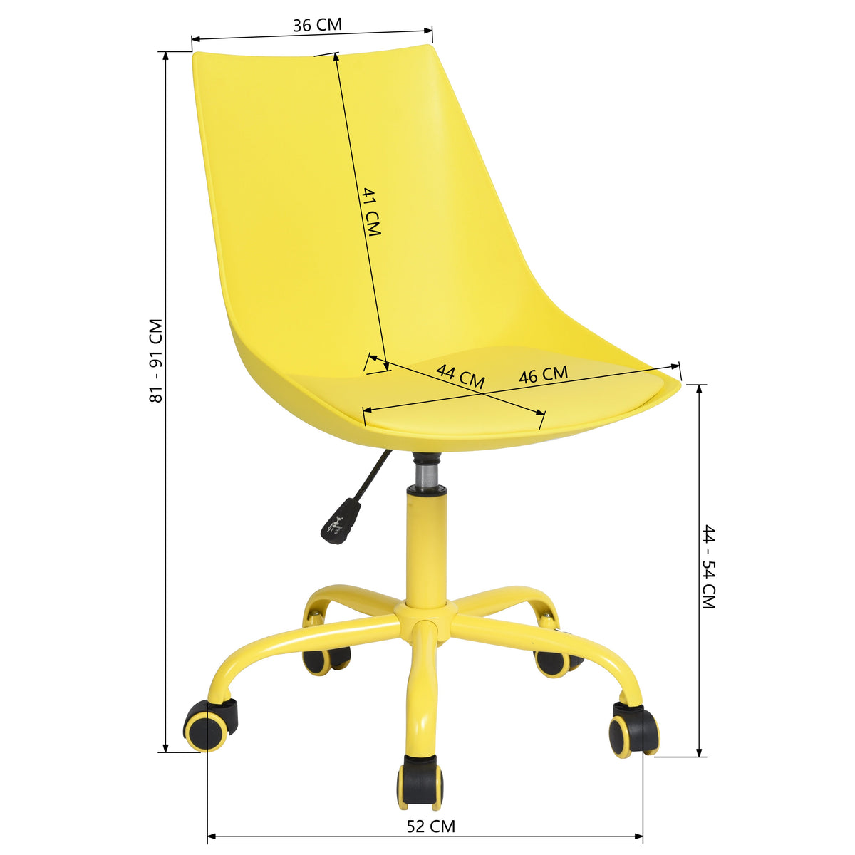 Moorish Plastic Office Chair