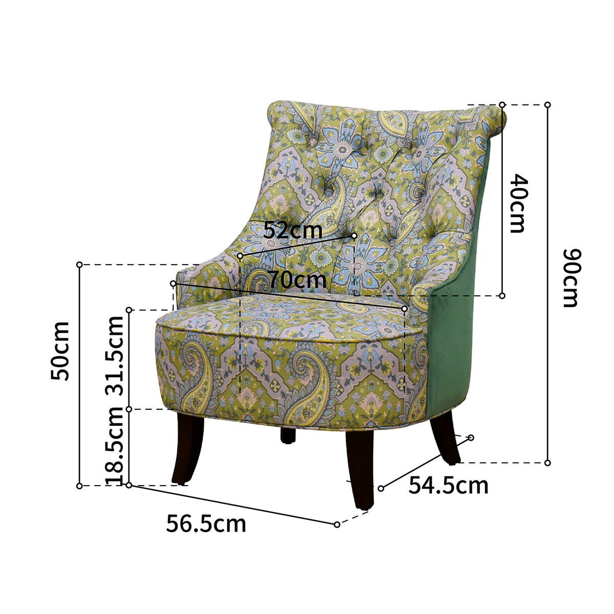 Pearce Solid Wood Accent Chair