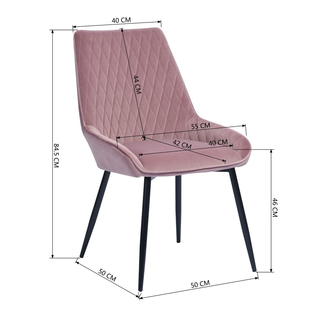 Rabiot Velvet Dining Chair
