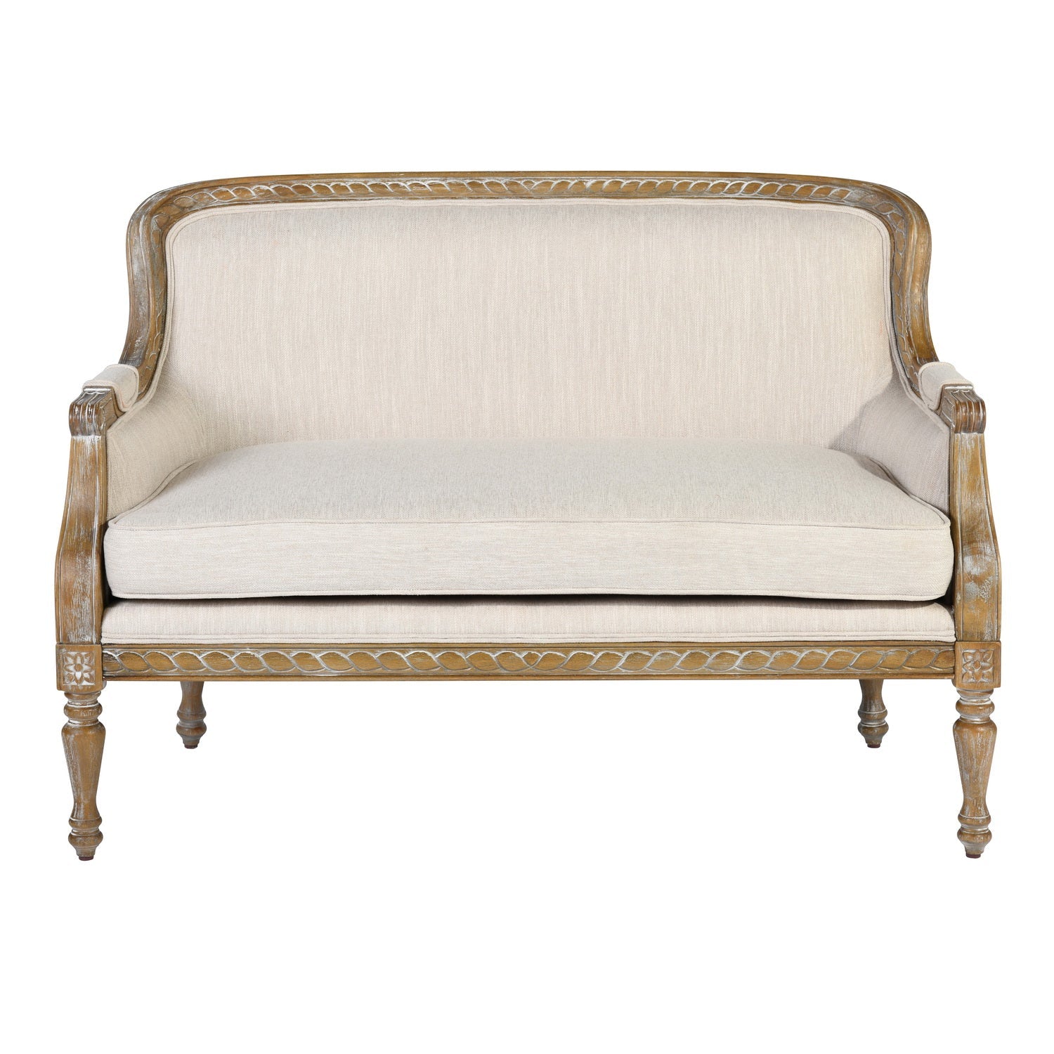 Ryon Solid Wood Love Seat