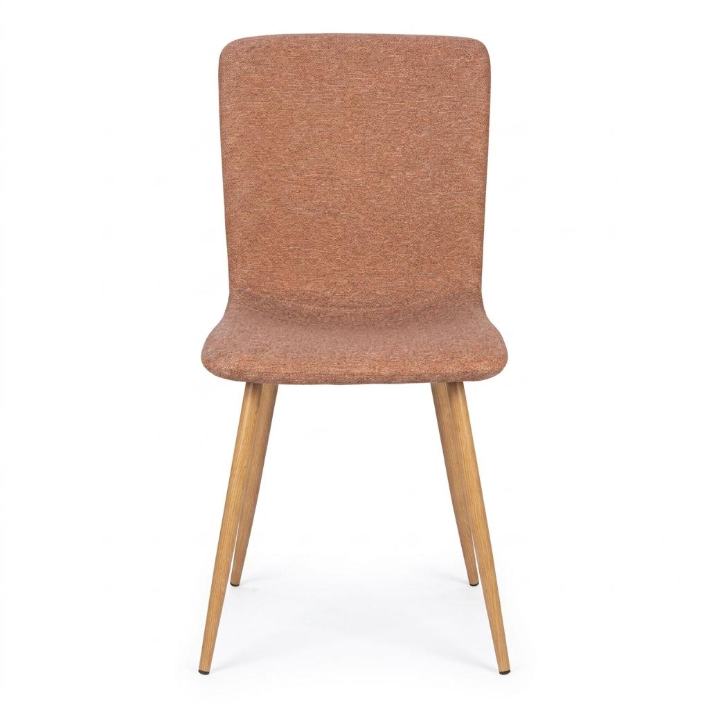 Modern Fabric Dining Chair, Metal Legs – SCARGILL GANDAR