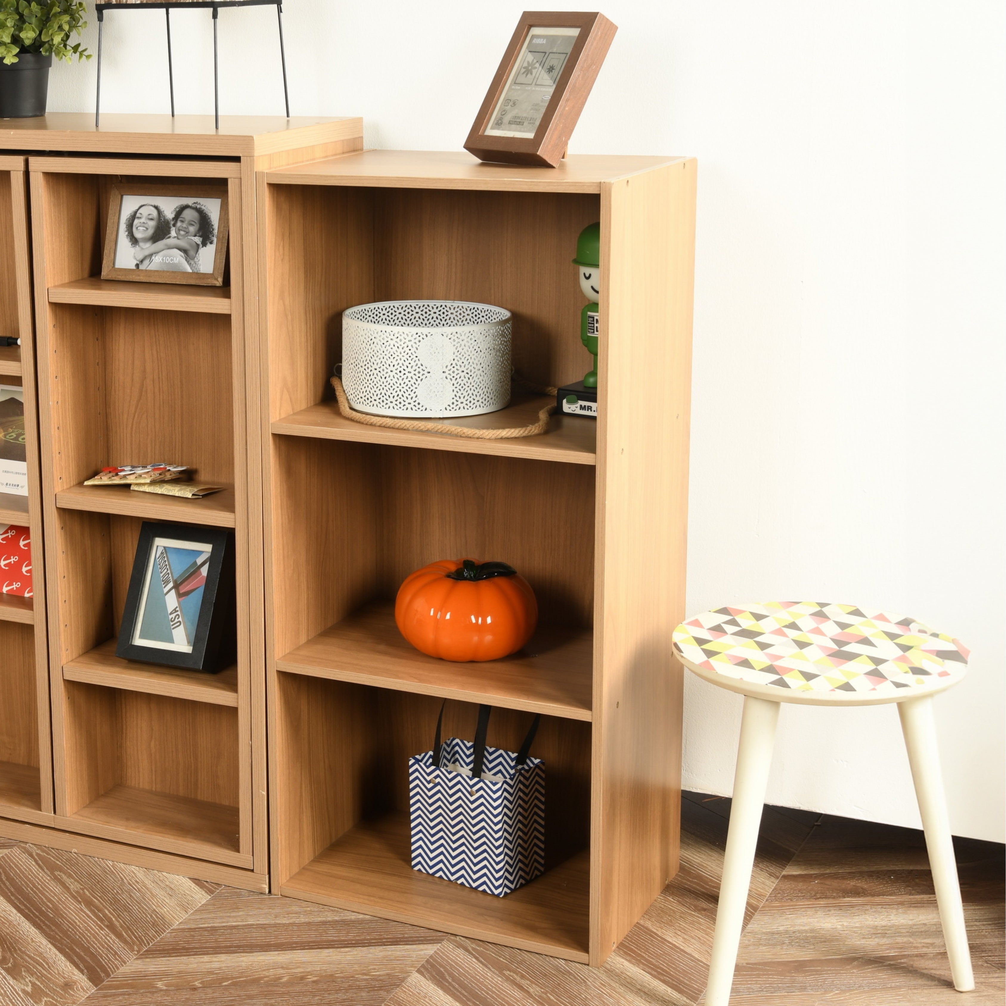 Scultura Wood 3 Cube Cabinet Organization