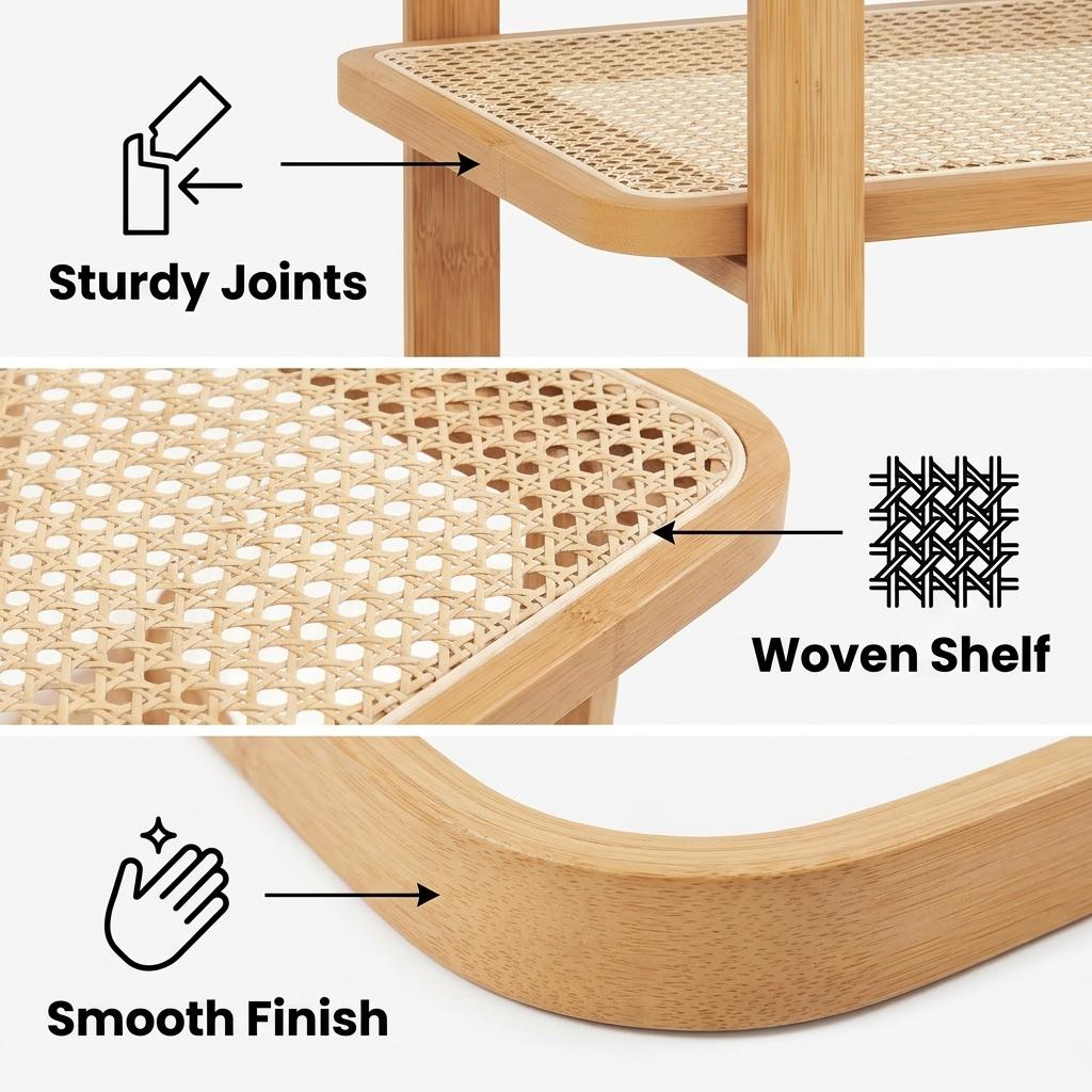 Modern Minimalist End Table, Compact Design - TOCCOKS