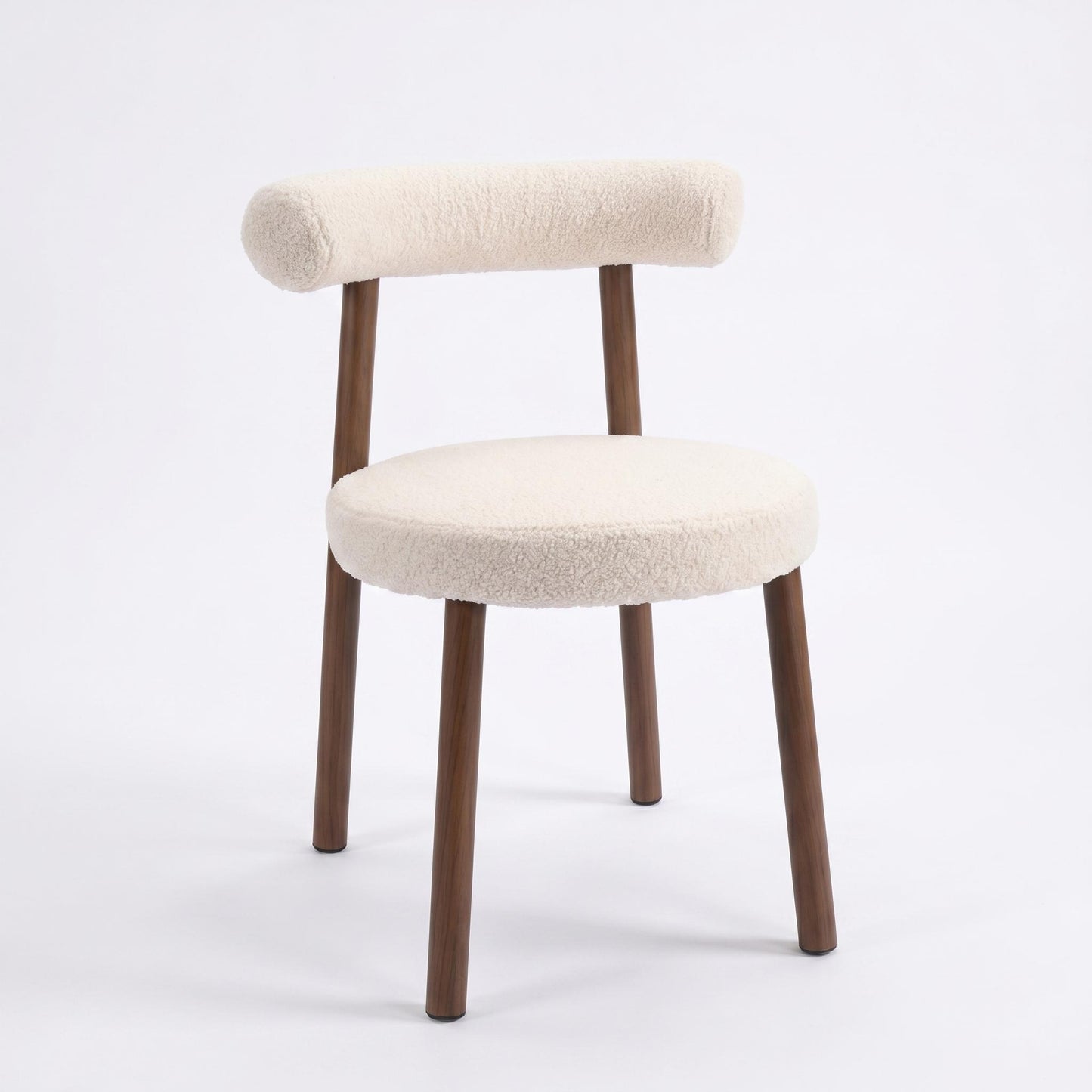 Modern Lambswool Dining Chair, Transfer Printing Tube - VINTARA