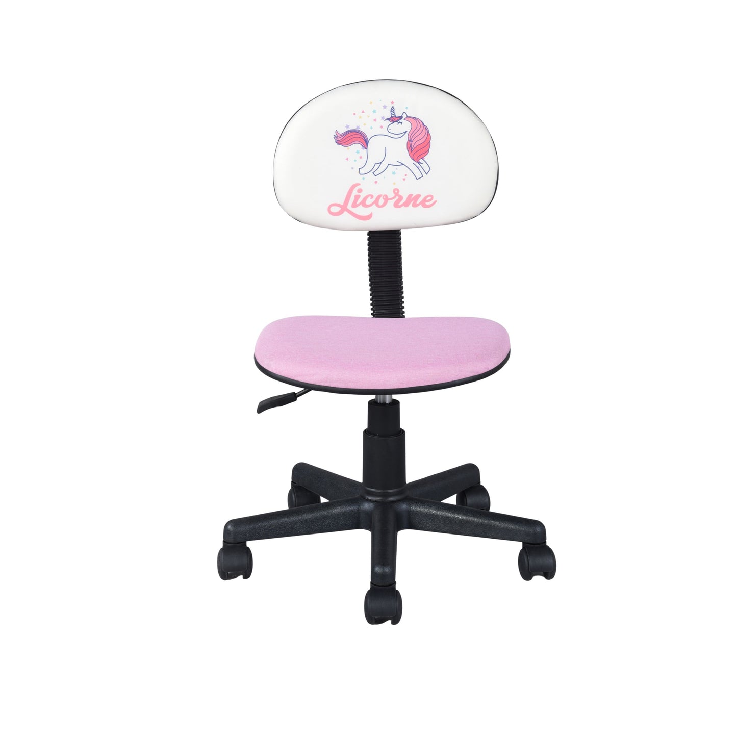 Modern Pink Fabric Office Chair – YANYAN LICORNE