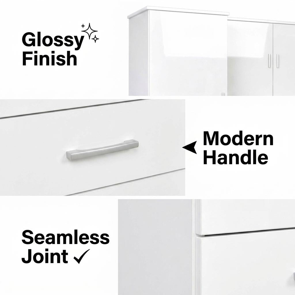 Modern Storage, Melamine Finish - CARLETON OVERBED STORAGE