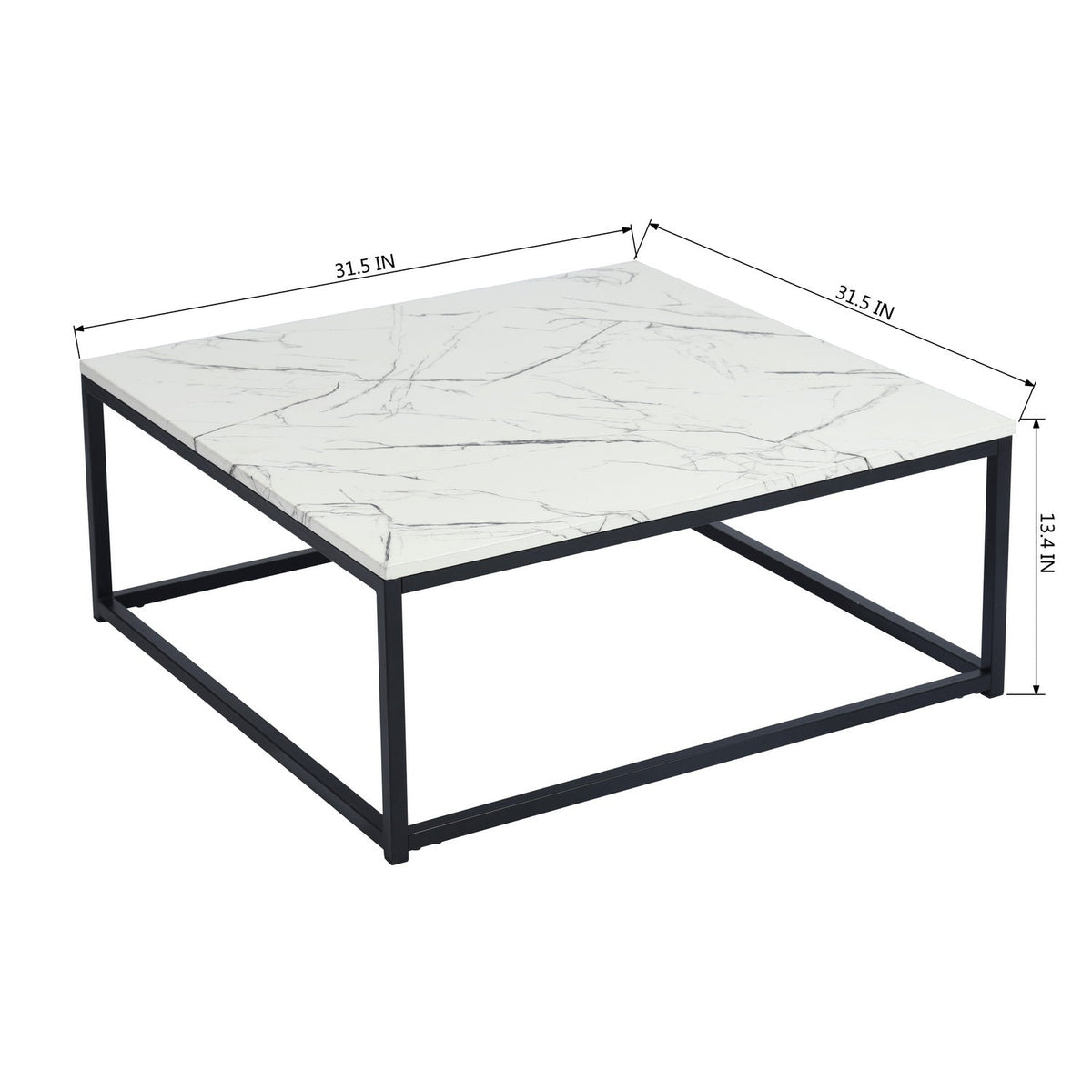 Adria Black Leg Coffee Table