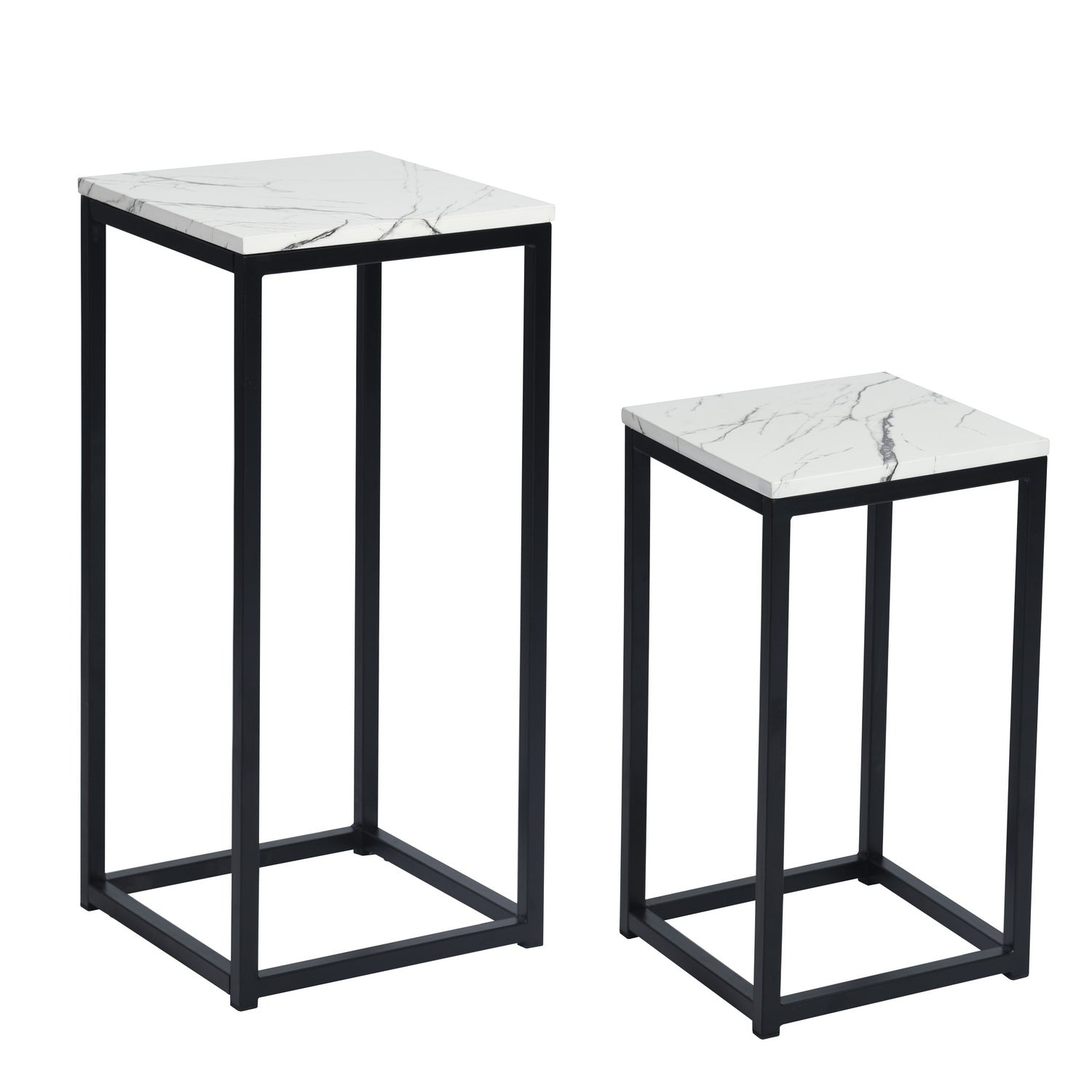Adria Black Leg Plant Stand Set