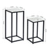 Adria Black Leg Plant Stand Set