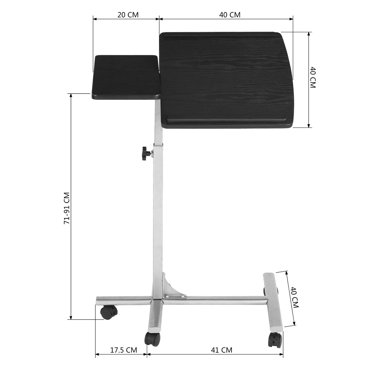 Amalthea Black Laptop Table