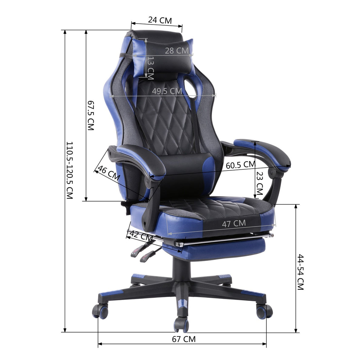 Burgendy Blue Game Chairs