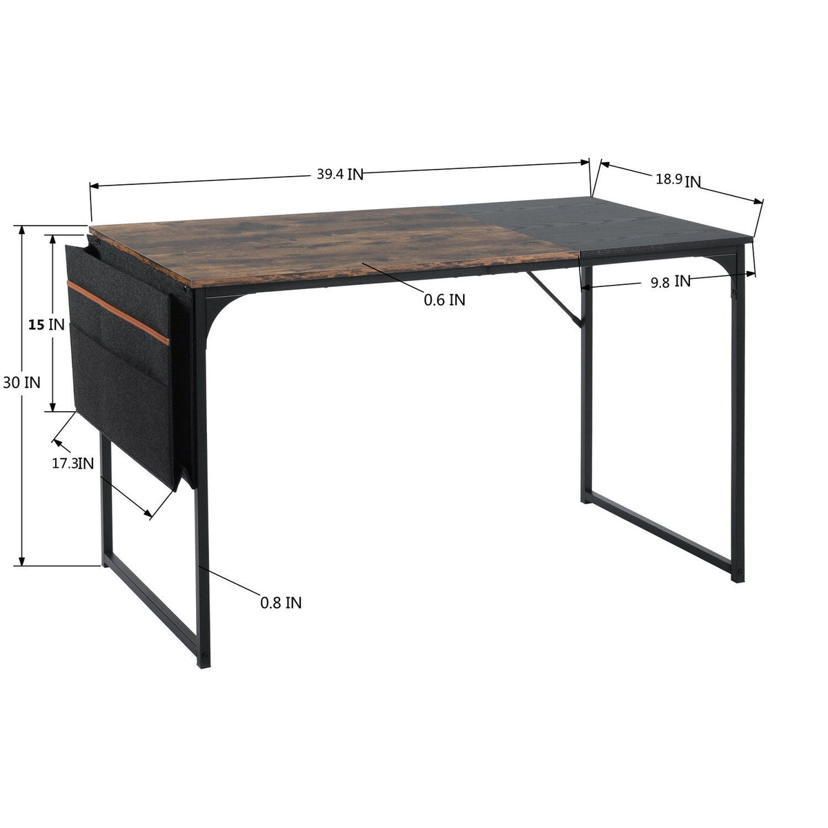 Dembe Kd 100Cm Fabric Desks