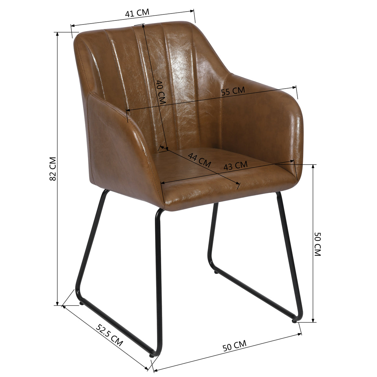 Duke Armrest Accent Chair
