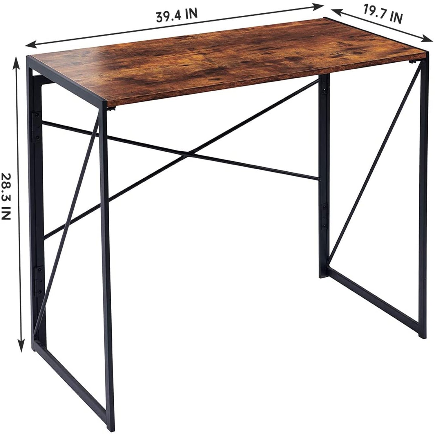 Harper Vintage Brown Office Desk