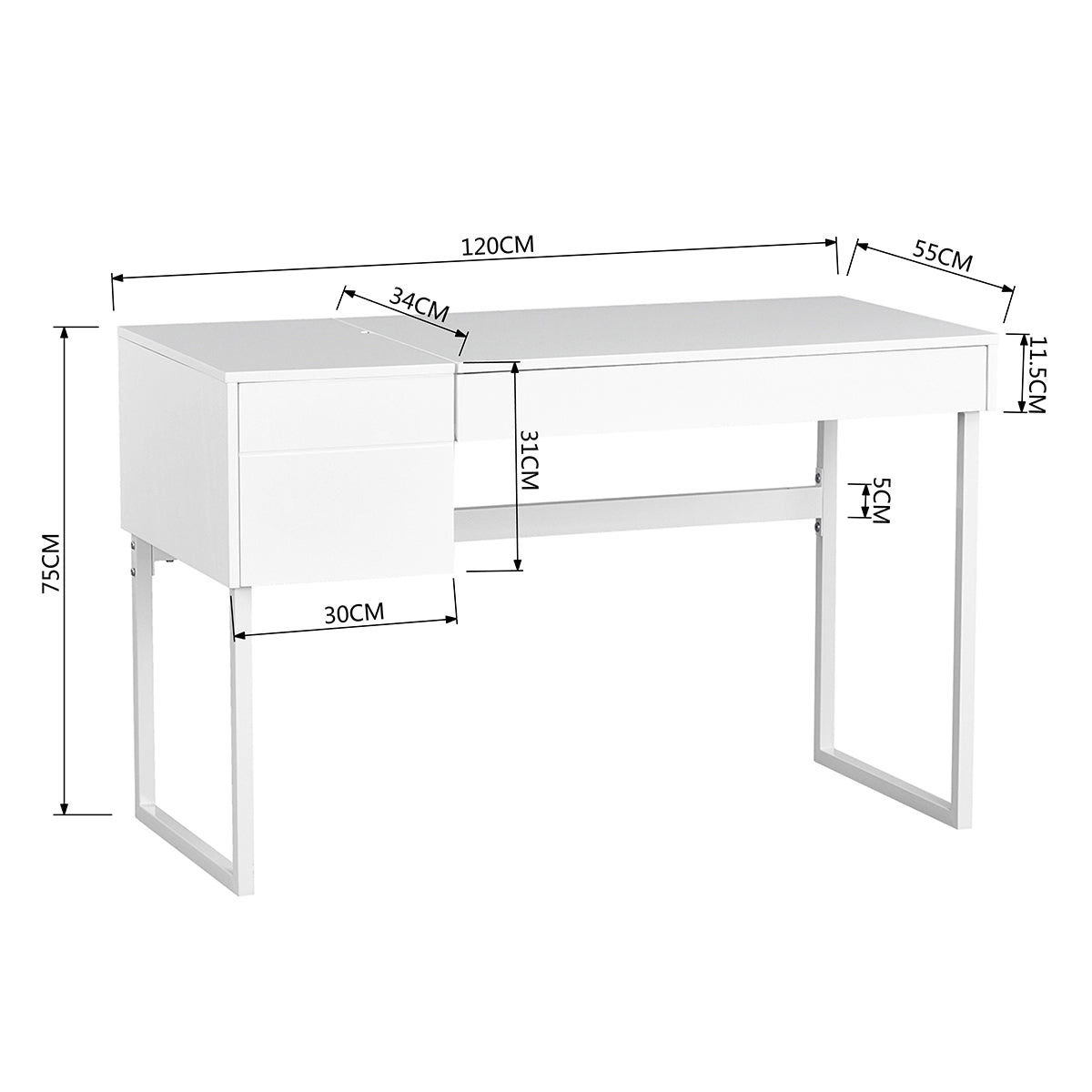 Lilyturf Computer Table