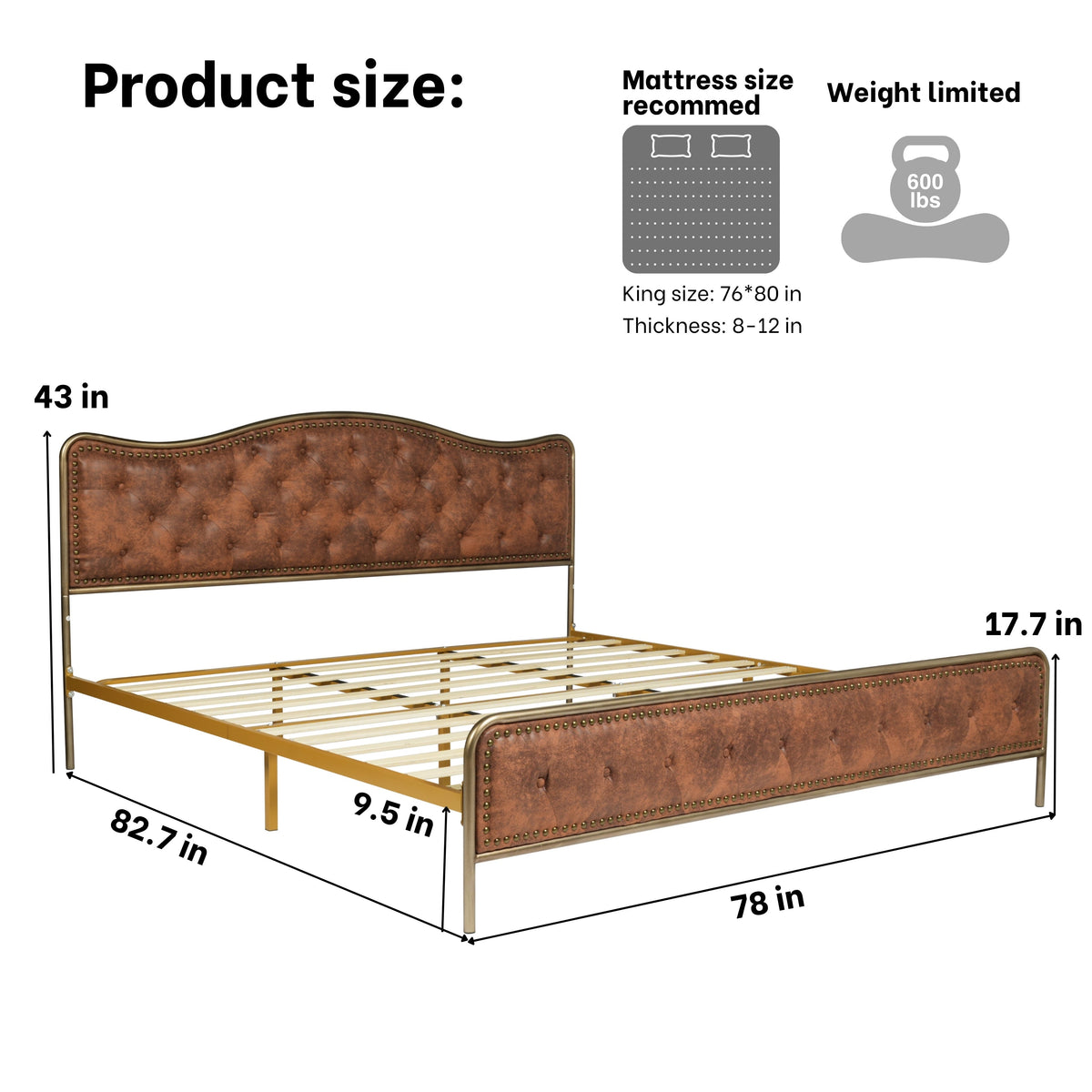 Merle King Suede Beds