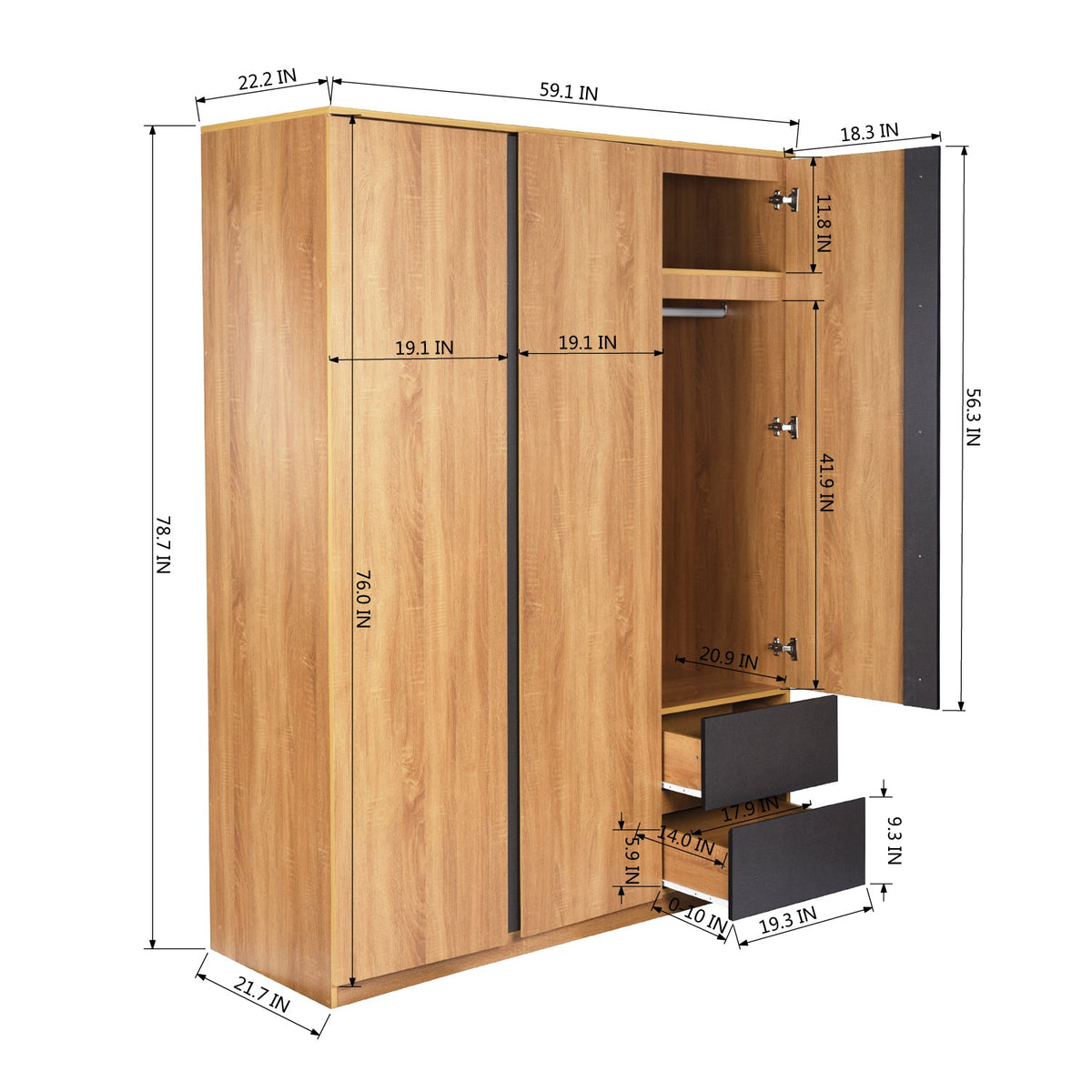 Pachon Wardrobe Armoires & Wardrobes