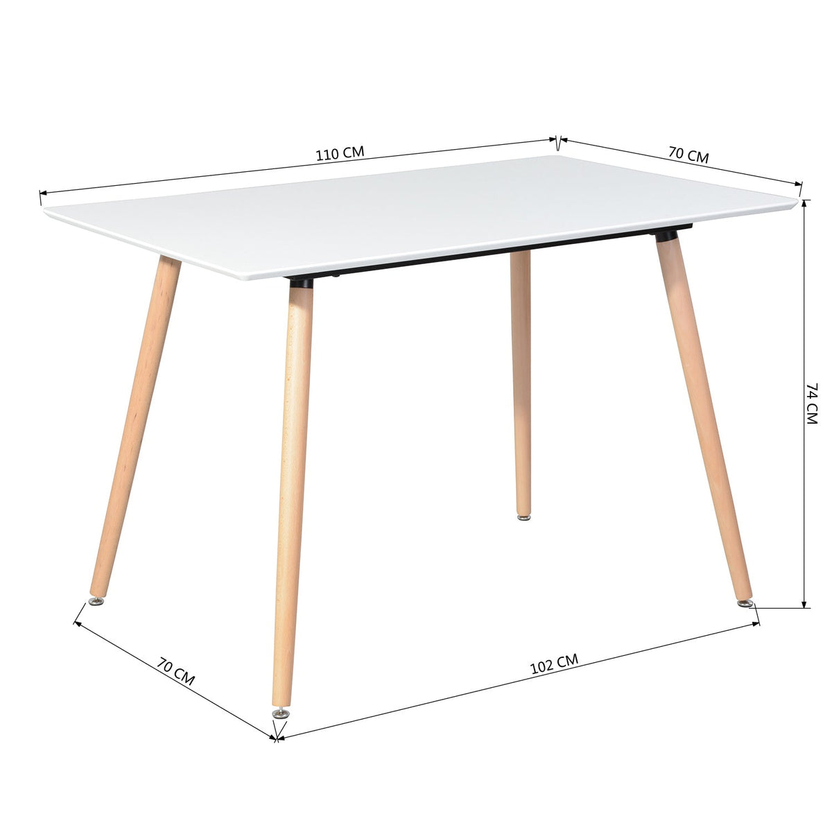 Rookie Retangle Dining Table