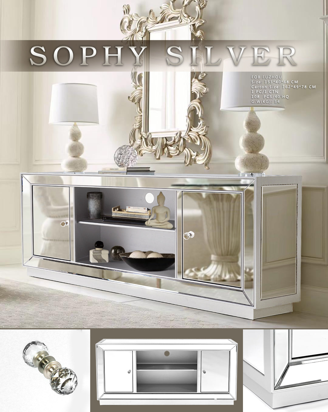 Sophy Silver Tv Stands
