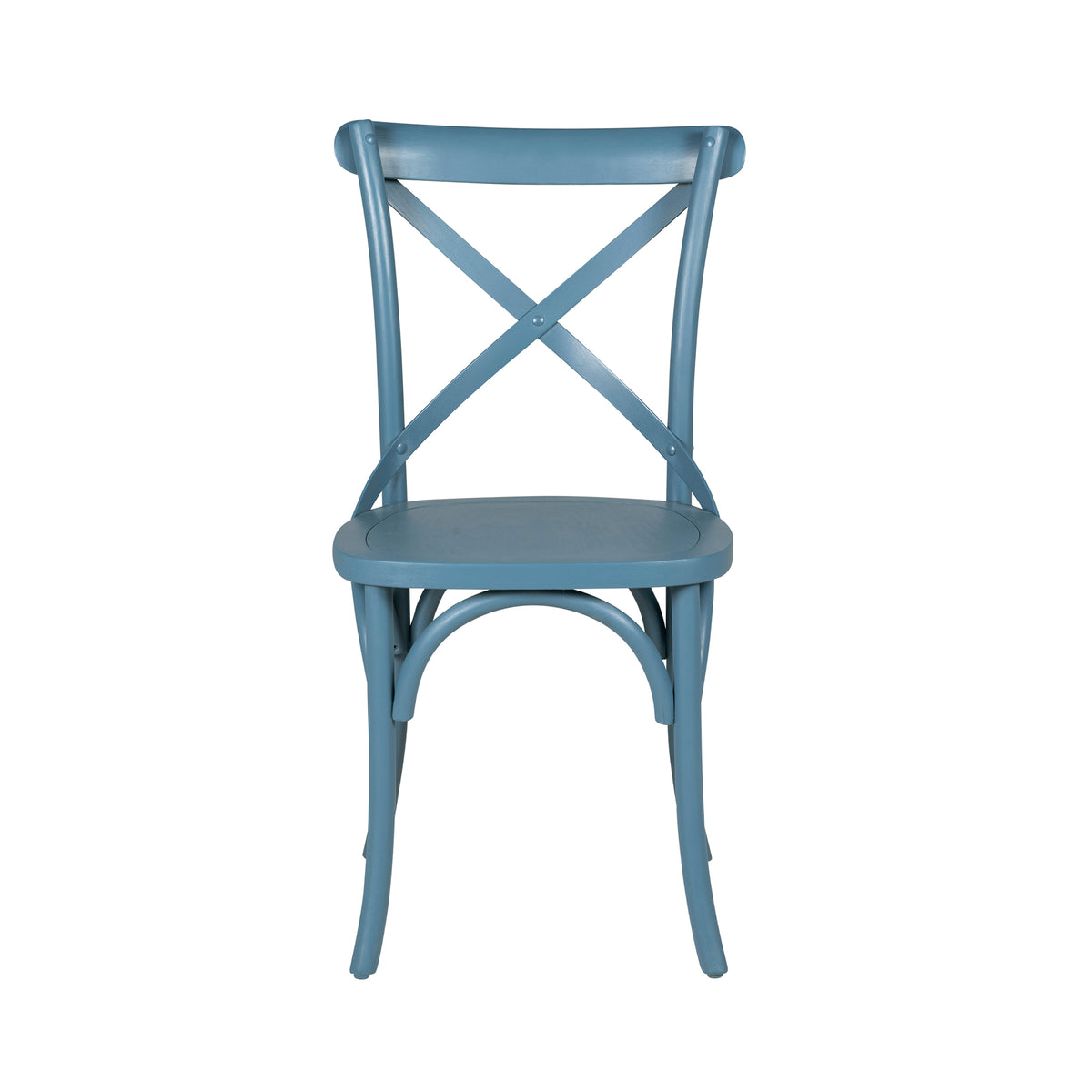 Modern Blue Beech Wood Dining Chair - TARA-BLUE