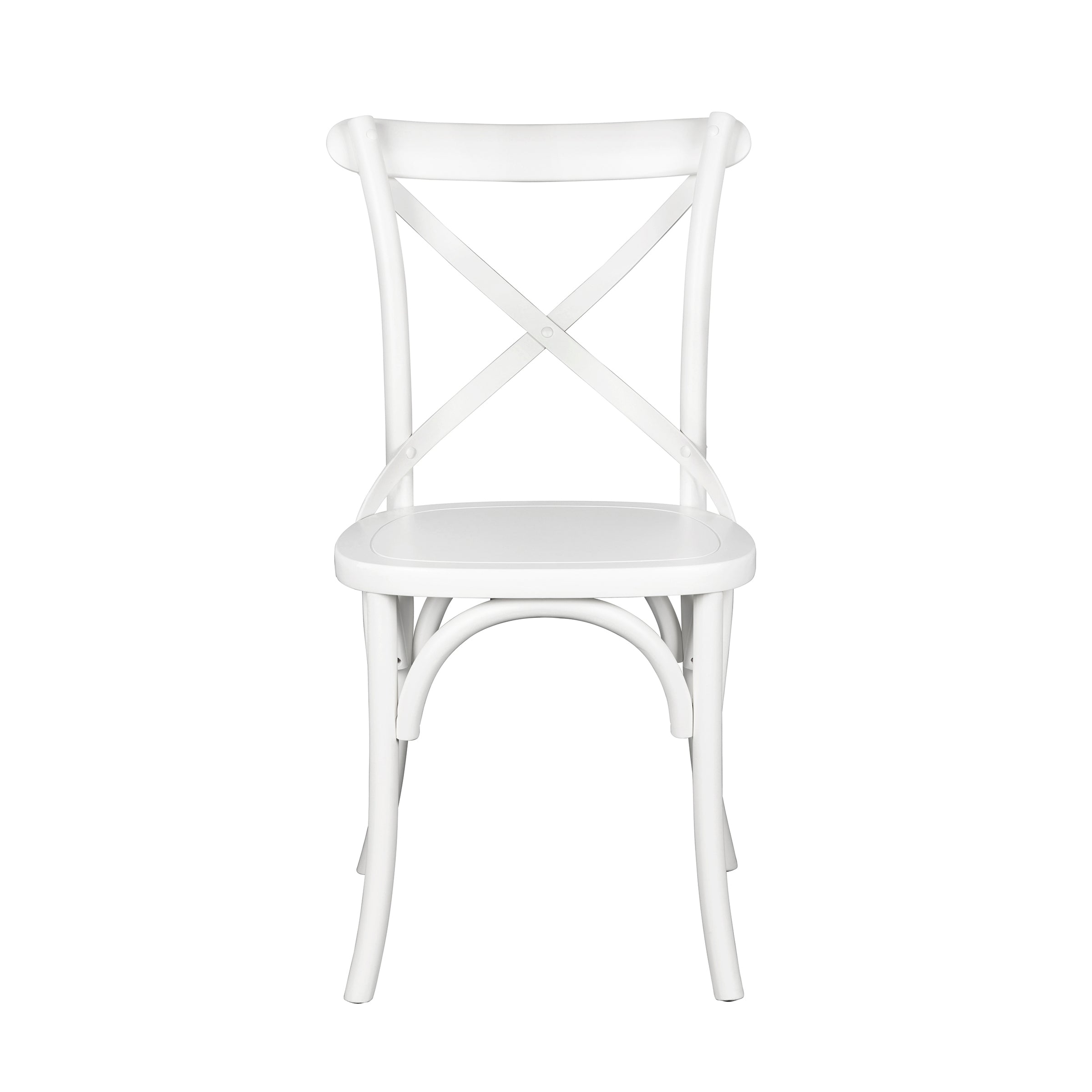 Modern Beech Wood Dining Chair - TARA-WHITE