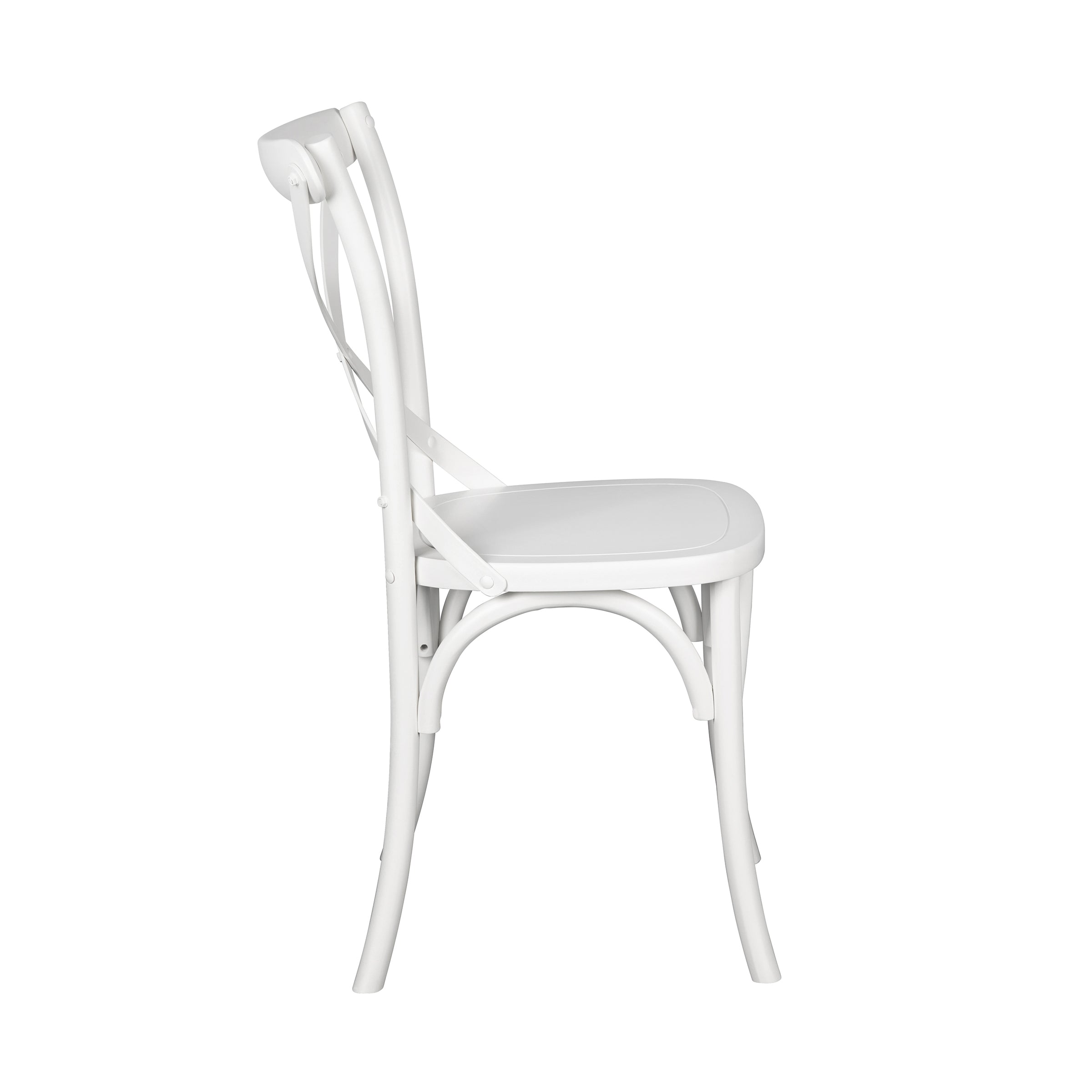 Modern Beech Wood Dining Chair - TARA-WHITE