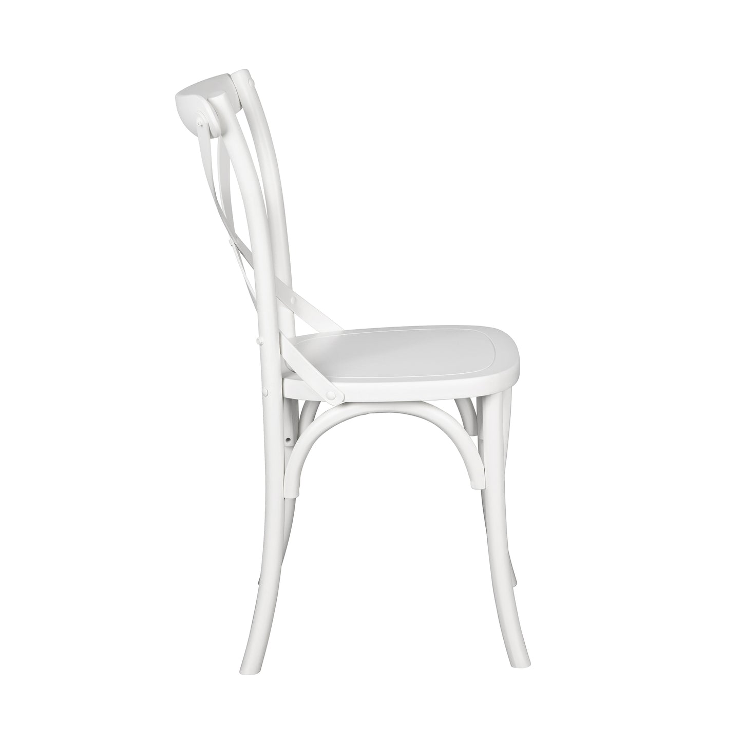 Modern Beech Wood Dining Chair - TARA-WHITE