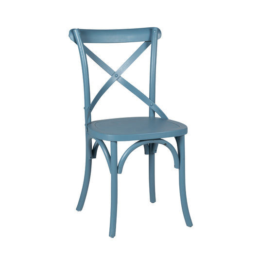 Modern Blue Beech Wood Dining Chair - TARA-BLUE