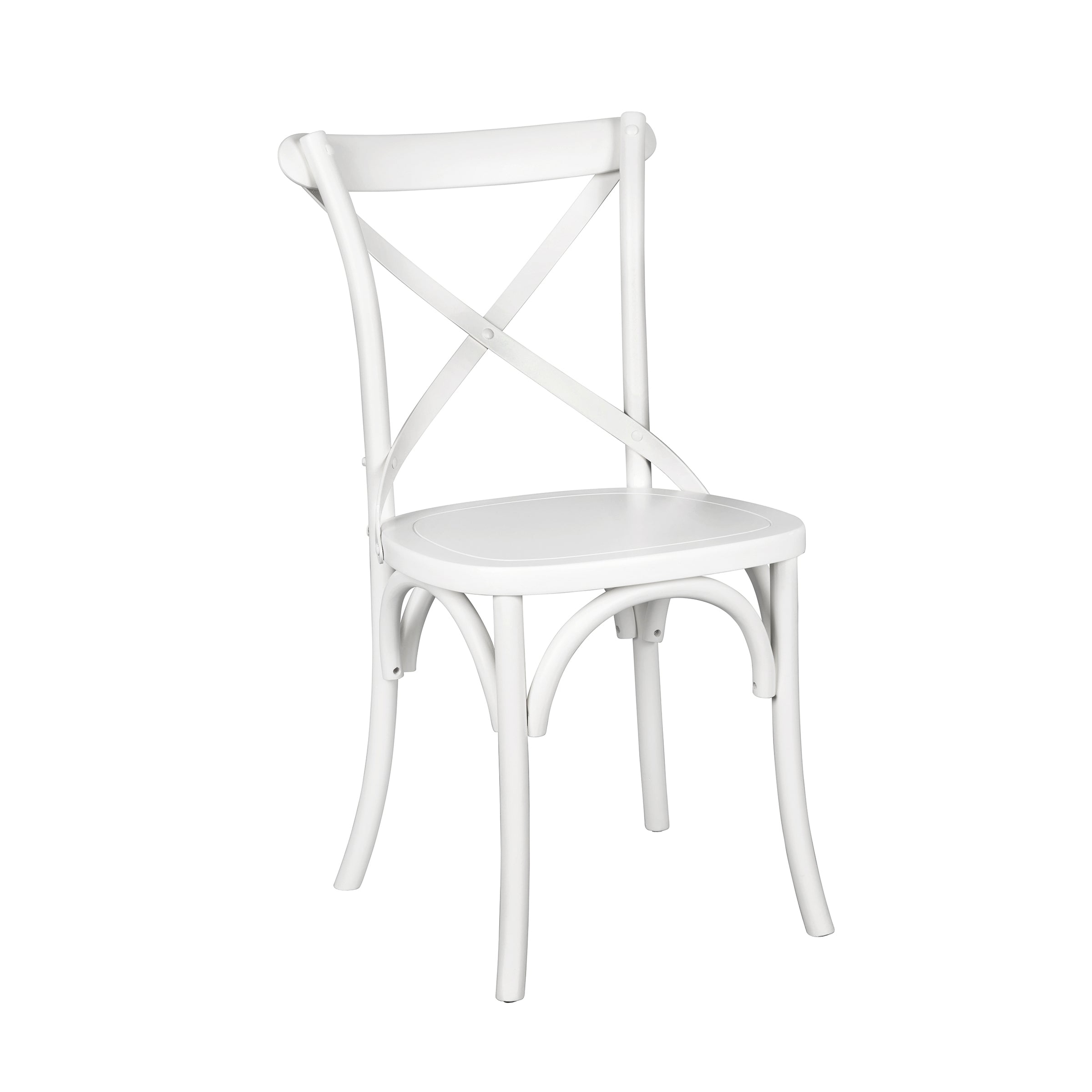 Modern Beech Wood Dining Chair - TARA-WHITE