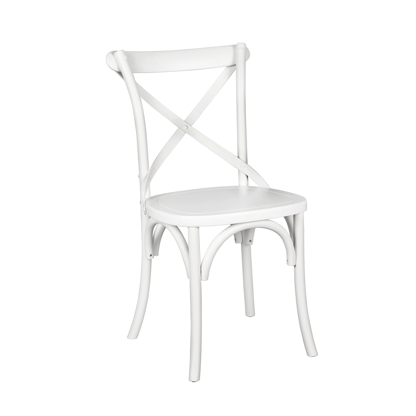 Modern Beech Wood Dining Chair - TARA-WHITE