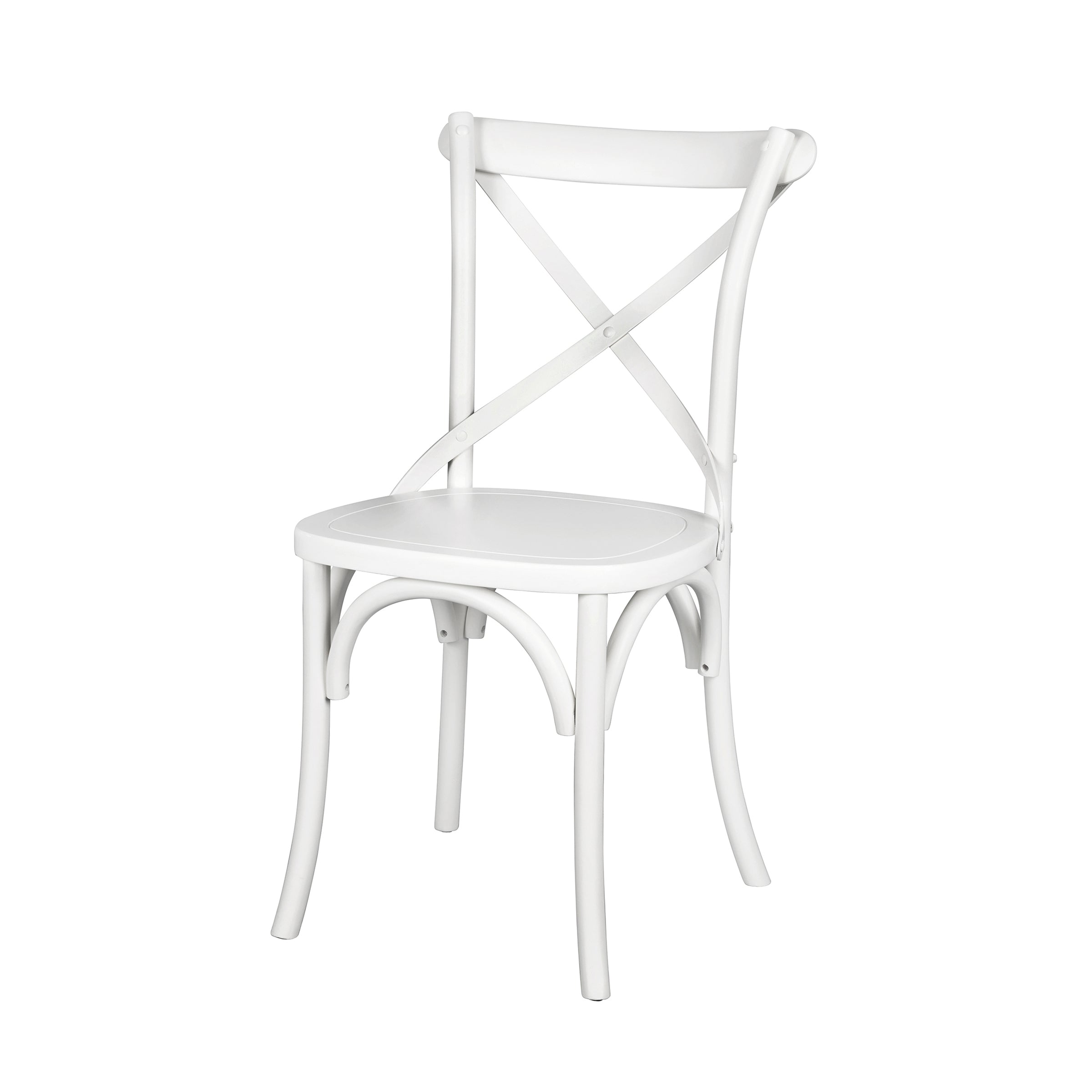Modern Beech Wood Dining Chair - TARA-WHITE