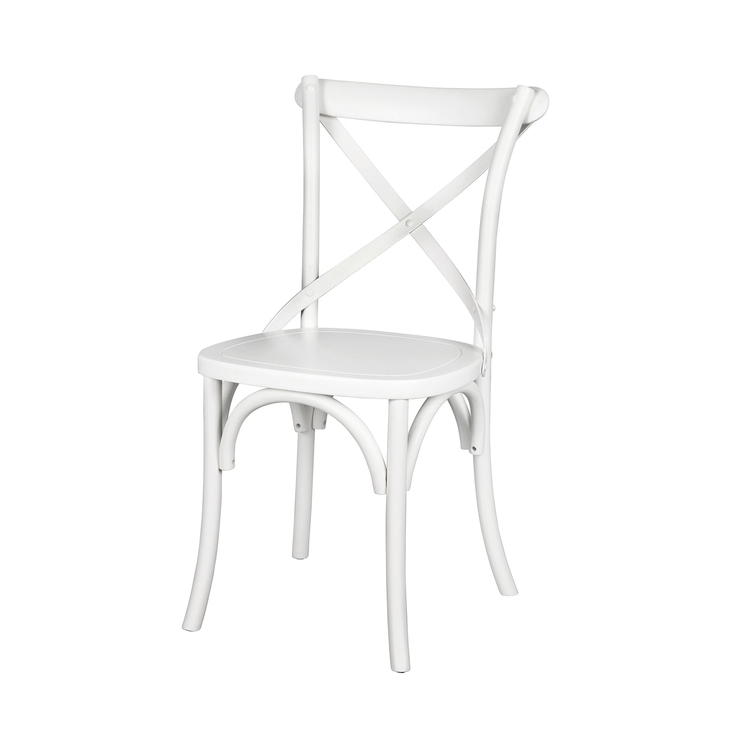 Modern Beech Wood Dining Chair - TARA-WHITE