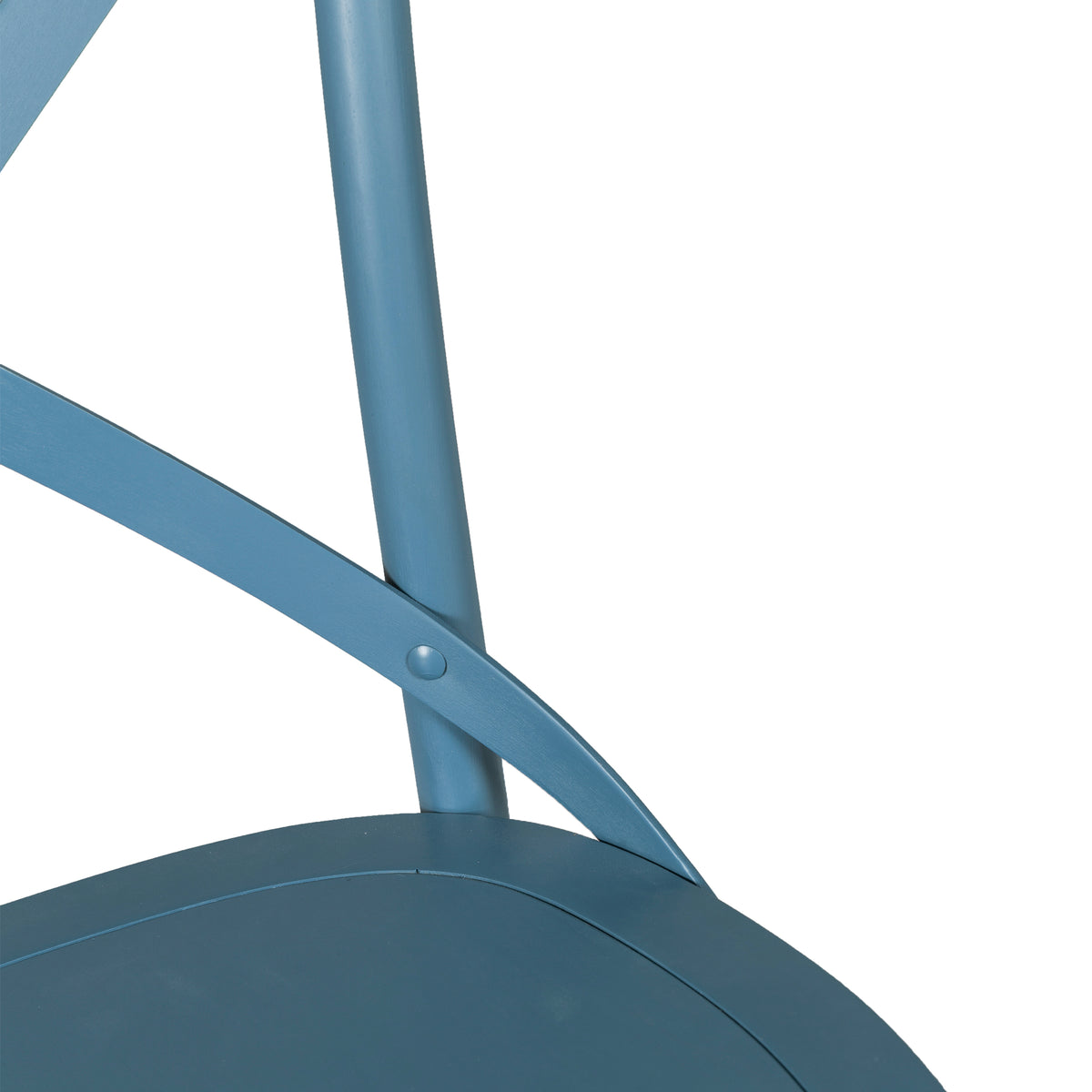 Modern Blue Beech Wood Dining Chair - TARA-BLUE