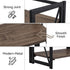 Backer 2 Levels Black Bookcases