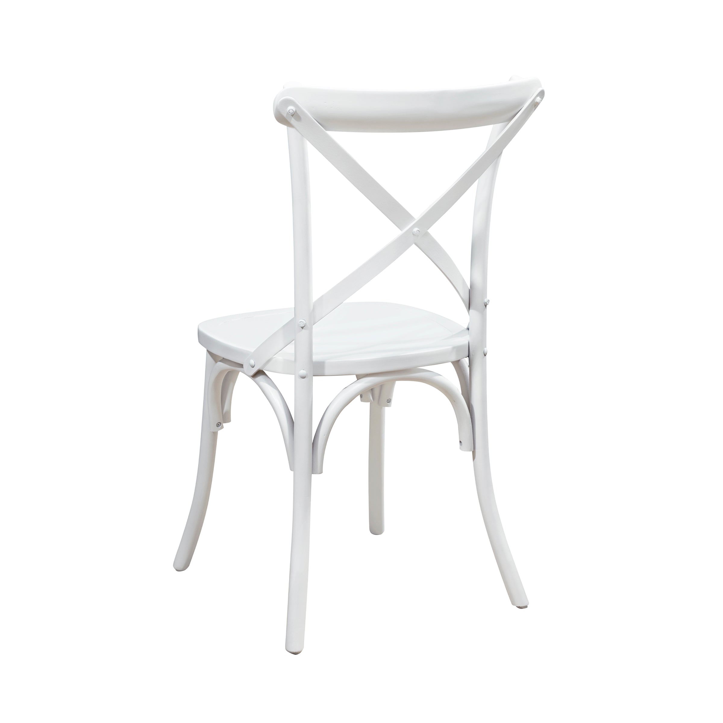Modern Beech Wood Dining Chair - TARA-WHITE