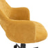 Modern Ergonomic Fabric Office Chair - TEMA MUSTARD