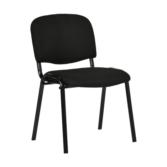 Modern Office Chair, Fabric Upholstery, Metal Frame - JACA